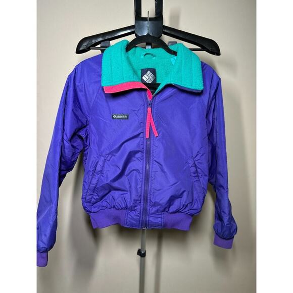 Columbia Jackets & Blazers - Vintage Columbia Sportswear Radial Sleeve Jacket Coat Women’s M Nylon Purple